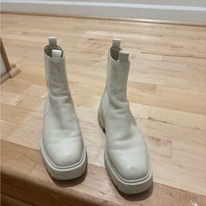 Sam Edelman White Heeled Boots